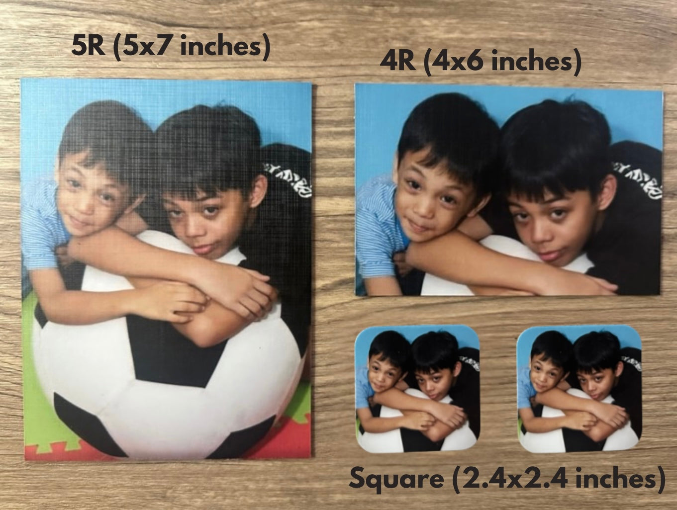 Multi-Size Photo Magnet Set