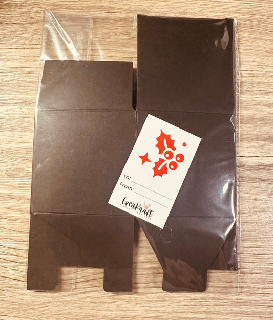 Box with Tag - Black